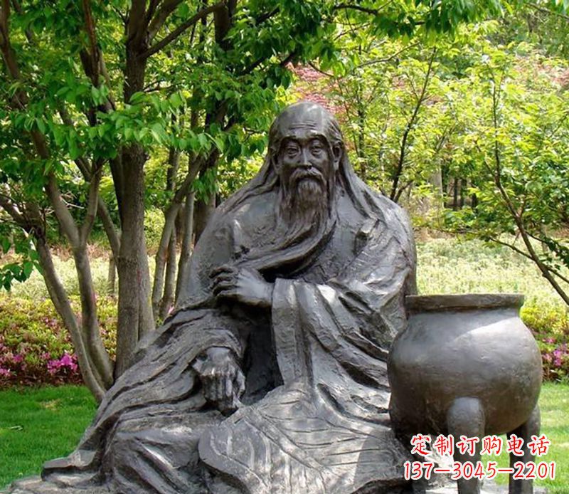 南京古代名人铜雕