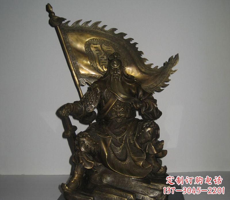 南京经典传承|古代名人关公铜雕