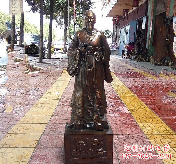 南京张仲景全新铜雕系列