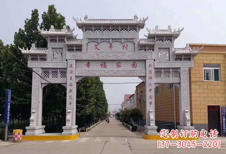 南京精美古代牌坊雕塑,尽显贵族品质