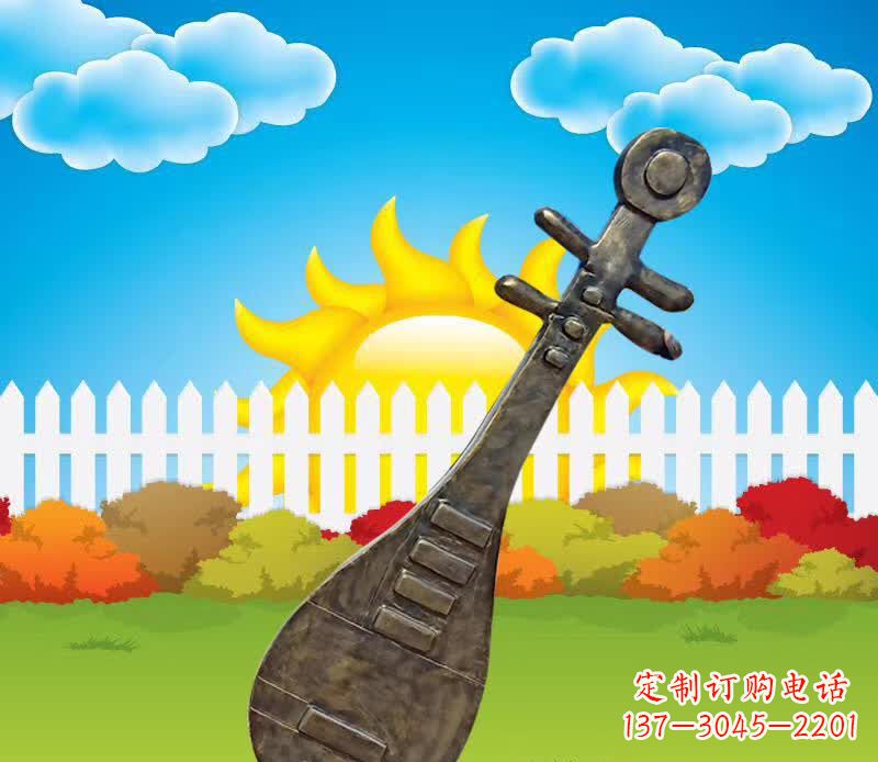 南京精美古典琵琶雕塑