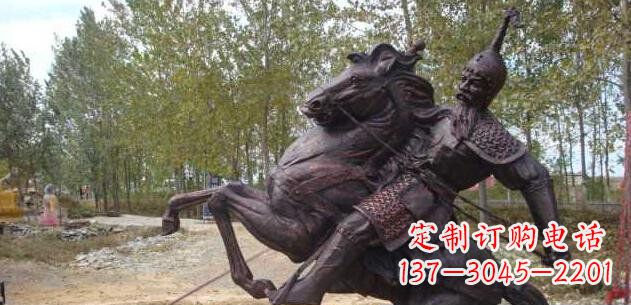 南京复古骑士马雕塑