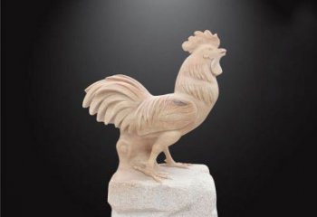 南京公园动物公鸡石雕