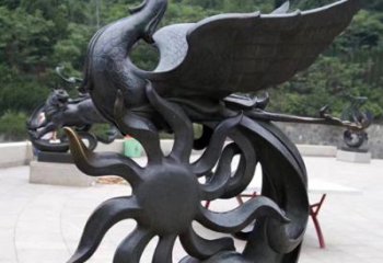 南京天四灵朱雀神鸟雕塑——象征希望的贵族精神