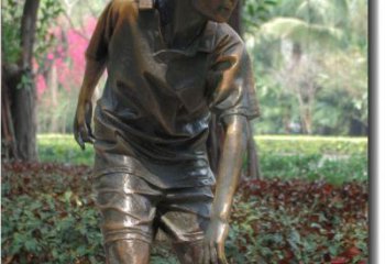 南京产品名称青春活力的男孩铜雕
