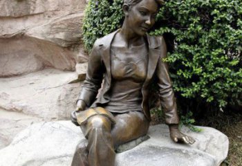 南京中领雕塑精美 静谧 的女人铜雕