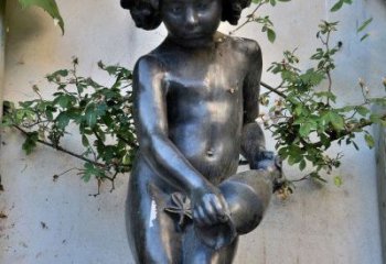 南京唯美少女雕塑——在公园中给清新的景观增添一抹生机