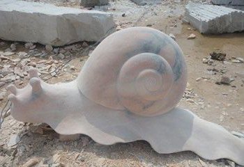 南京真实大小的蜗牛石雕