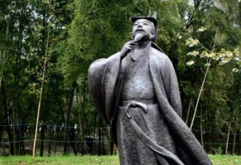 南京诞生于中国古代传奇的雕塑——王羲之铸铜雕塑