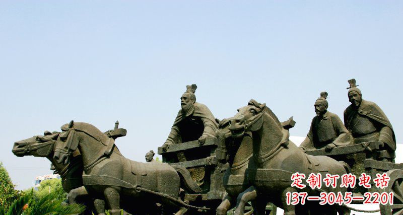 南京中领雕塑--尊贵马车雕塑