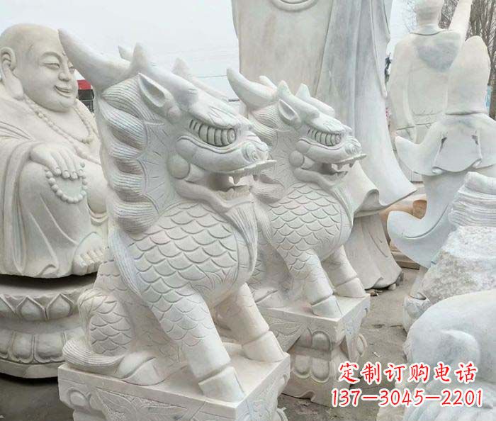 南京中领雕塑麒麟石雕:传承古典韵味