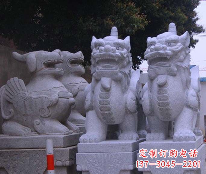 南京古典独角兽石雕