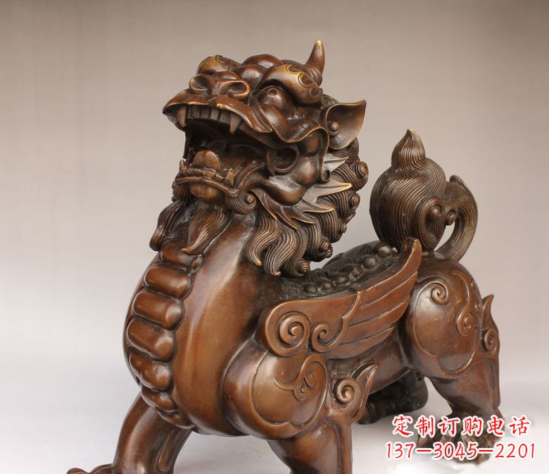 南京古代神兽貔貅铜雕