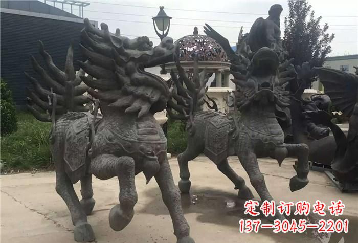 南京古代铜雕麒麟