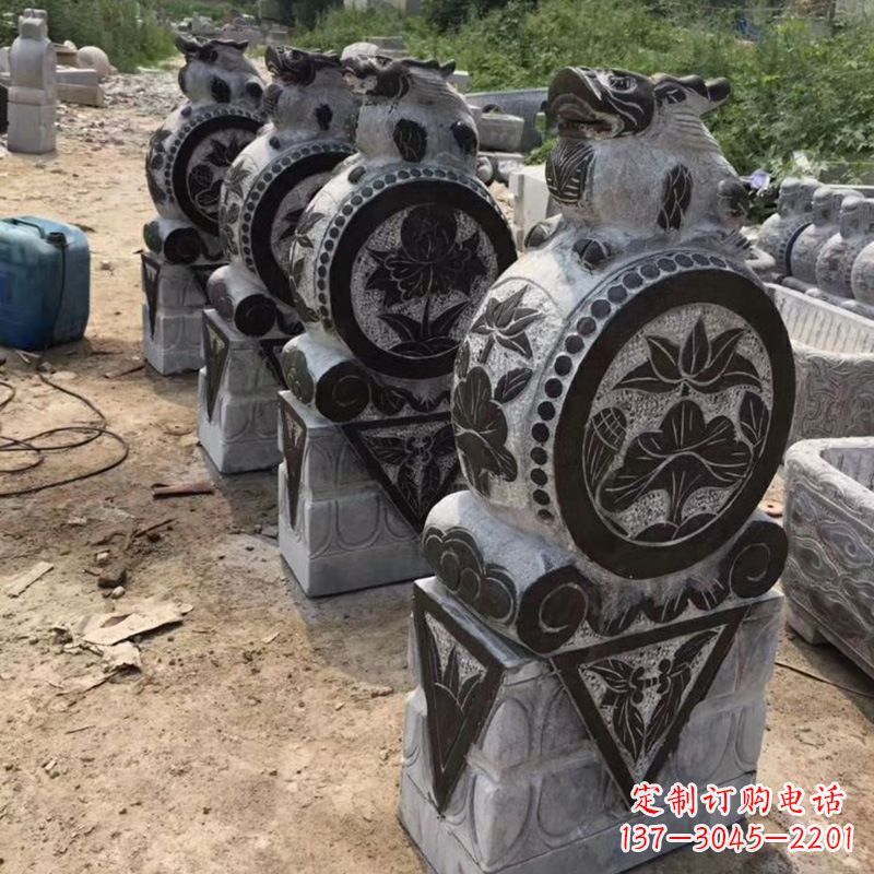 南京定制古典门墩雕塑,展现古典文化精髓