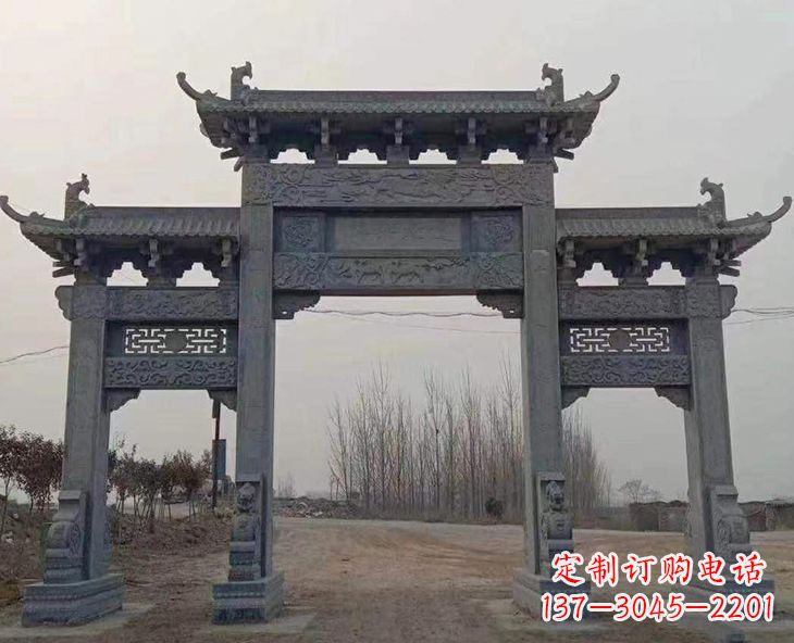 南京古石牌坊图片