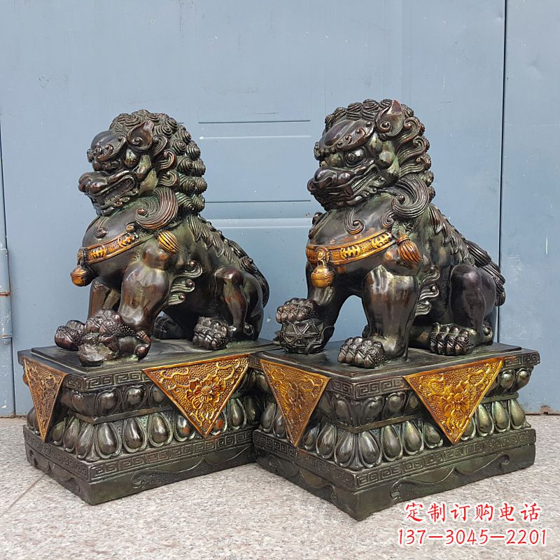 南京故宫青铜狮子