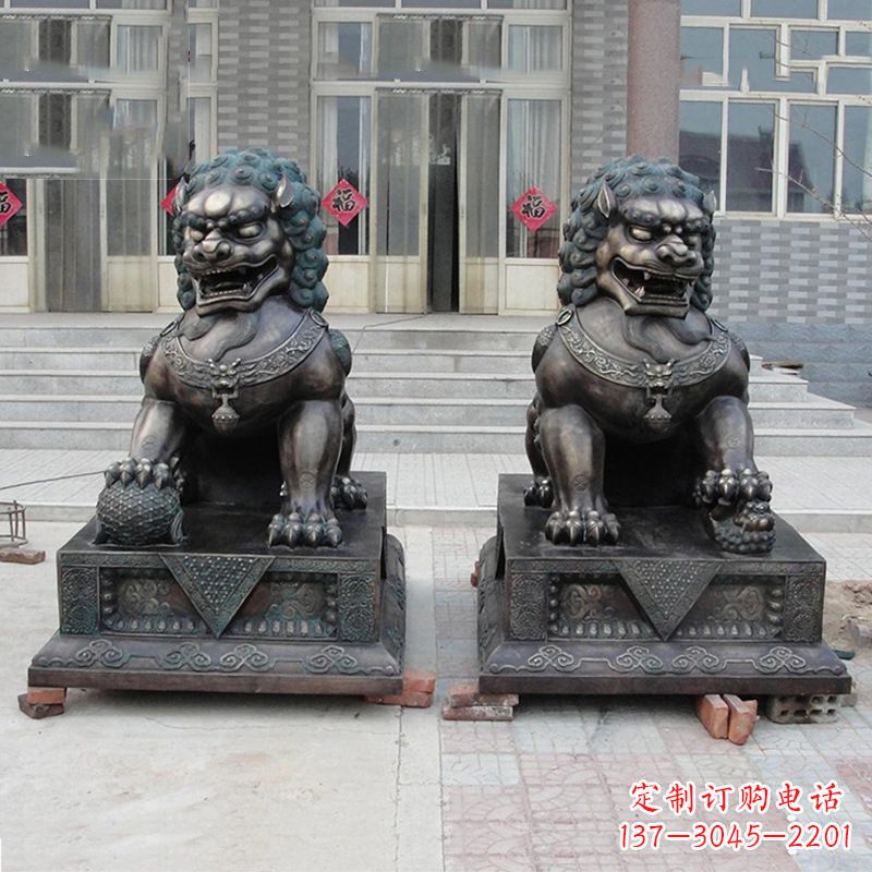 南京故宫狮子雕塑