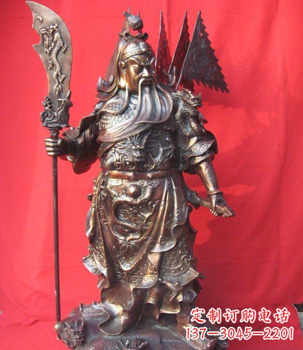 南京中领雕塑:以关公雕塑打造您的定制之作