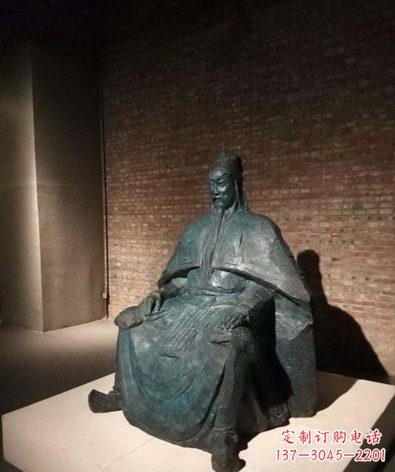南京关公古代名人铜雕