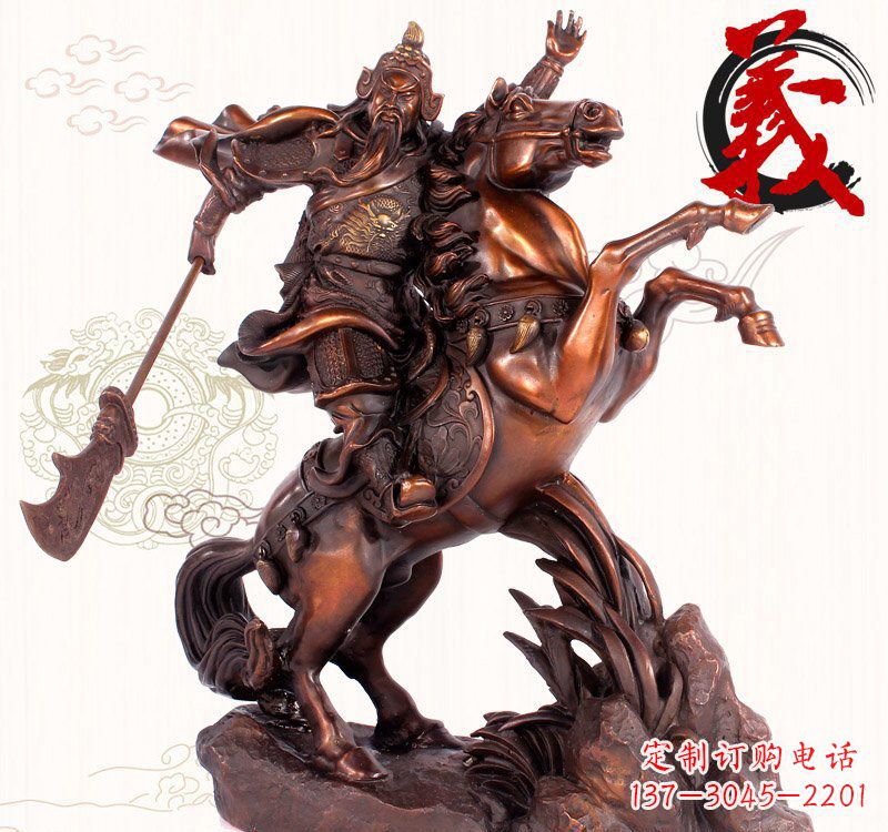 南京中领雕塑:脱胎于古代传奇的关公铜雕