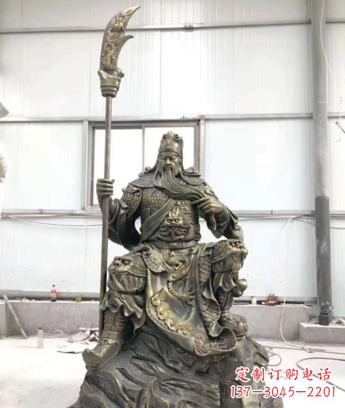 南京关公铜雕,令您的装饰更加添彩