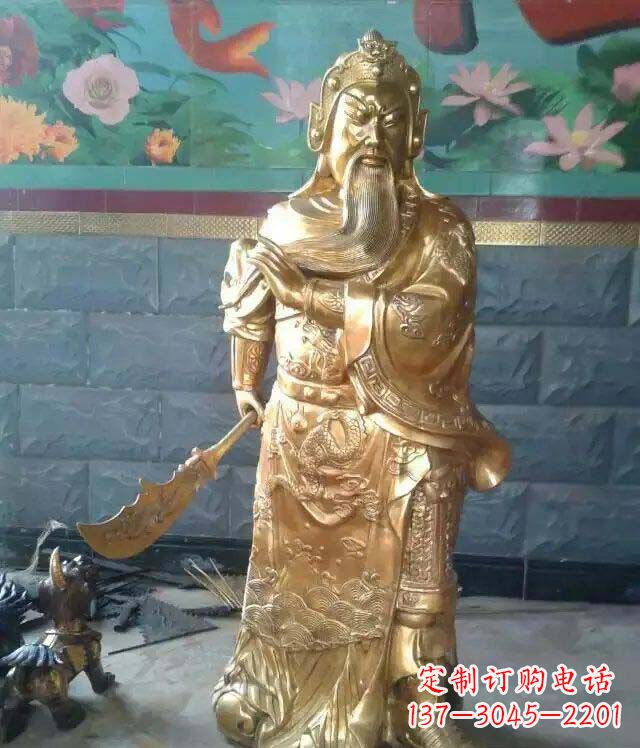 南京精美铜雕关公雕塑