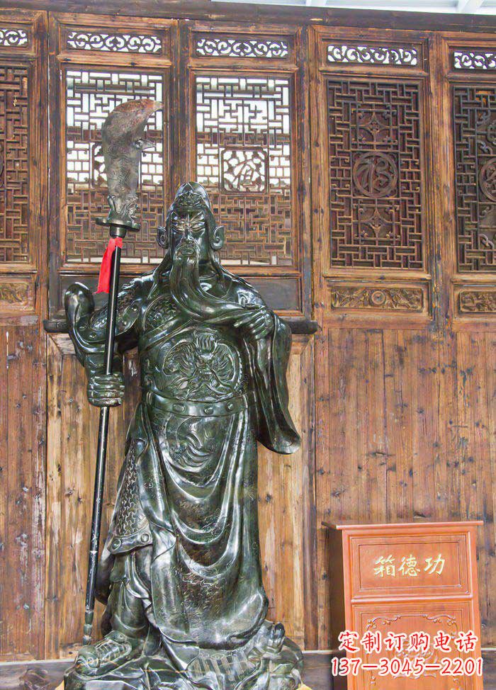 南京关公武财神铜雕,品质保证