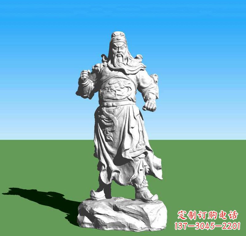 南京关云长关羽雕塑,让关羽永驻古代