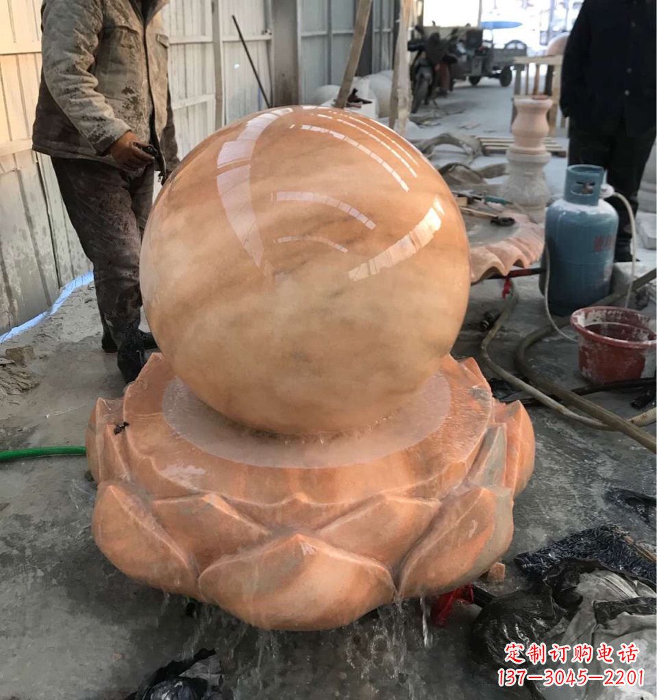 南京观音风水球定制雕塑