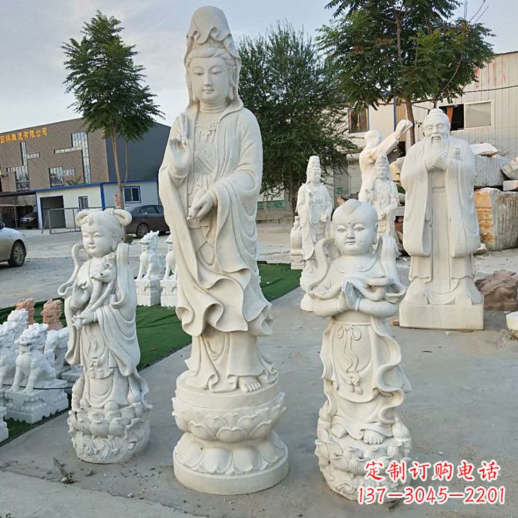 南京永恒的祝福——观音菩萨送子佛像石雕