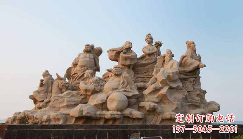 南京专业定制八仙过海雕塑