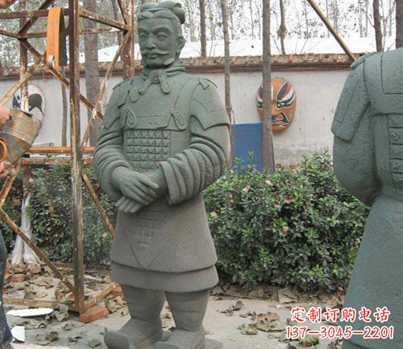 南京蓝鼎中领雕塑|广场兵马俑石雕