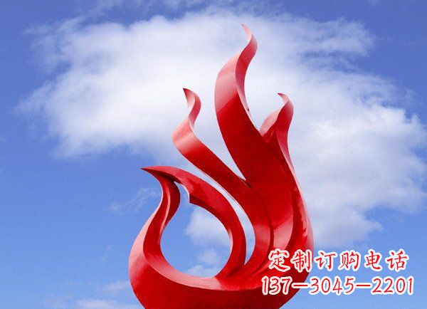南京华丽不锈钢凤凰雕塑