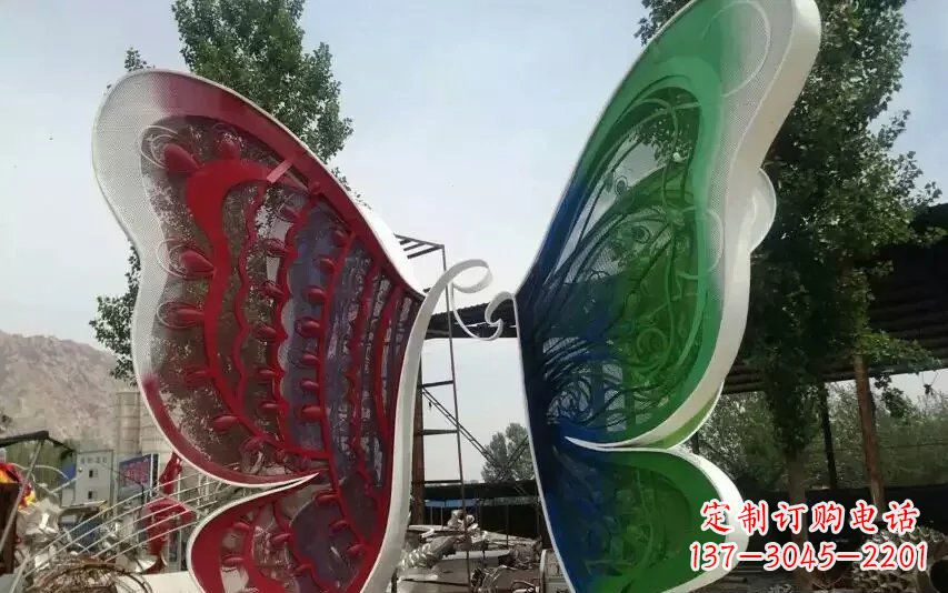 南京精美不锈钢蝴蝶雕塑