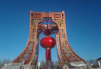 南京中领雕塑推出不锈钢大型灯笼雕塑