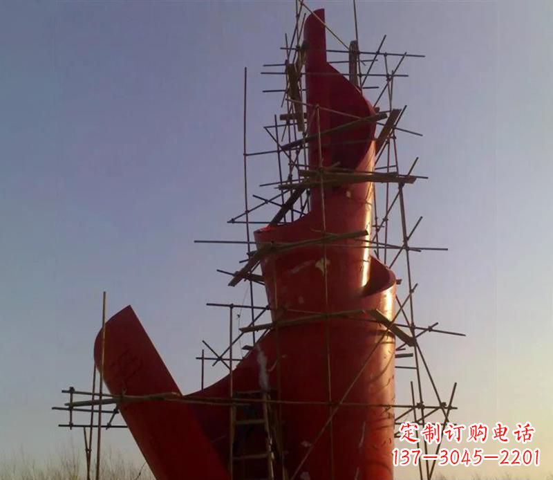南京广场不锈钢火炬景观雕塑