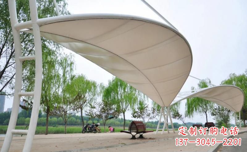 南京高品质不锈钢凉亭雕塑