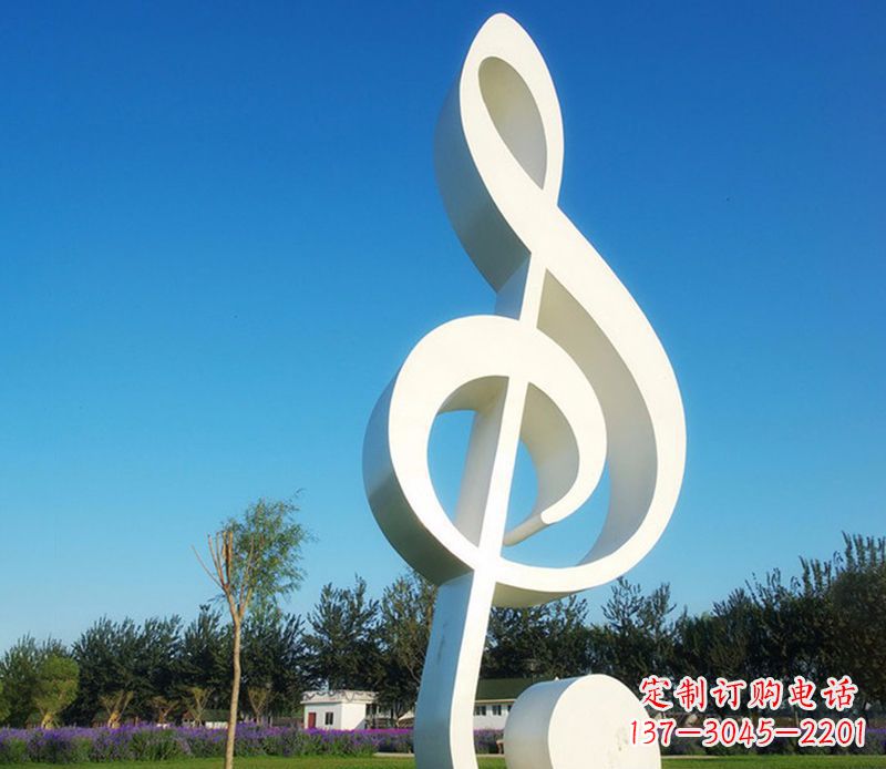 南京广场不锈钢音符雕塑