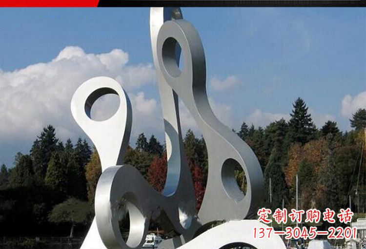 南京专业定制不锈钢字母景观雕塑