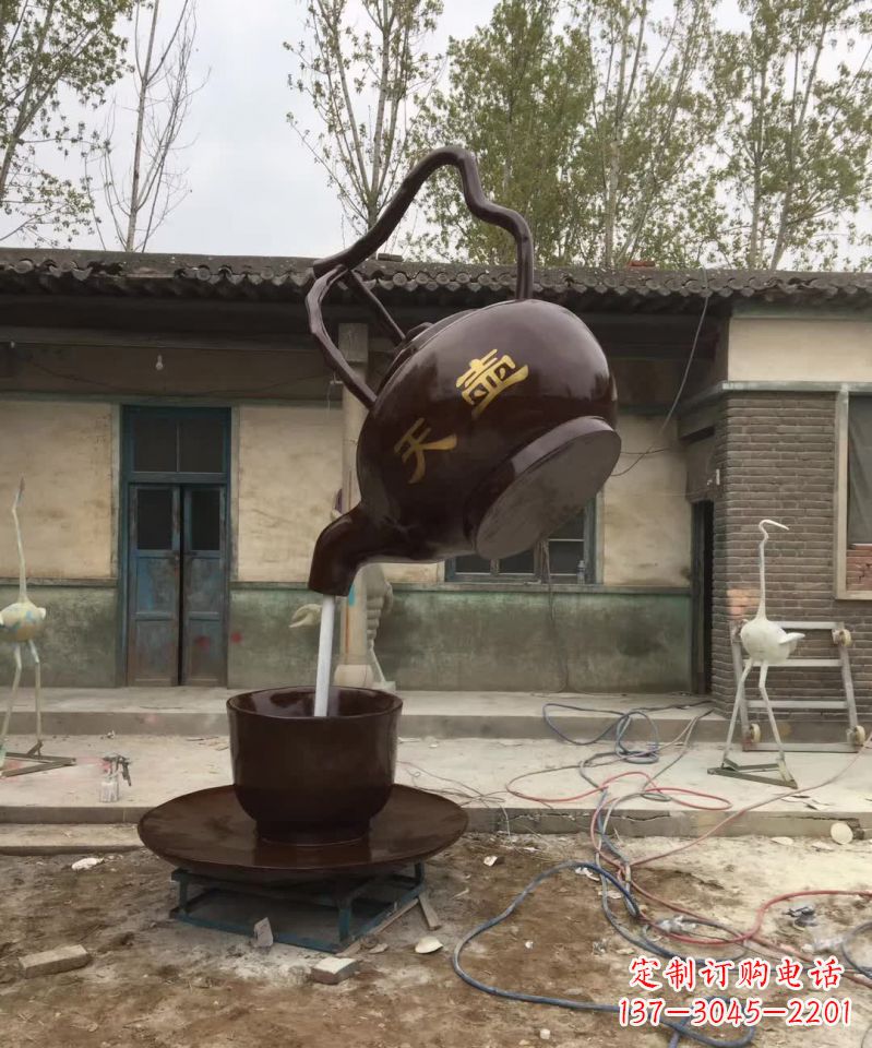 南京茶壶精美铜雕,为您打造经典景观雕塑