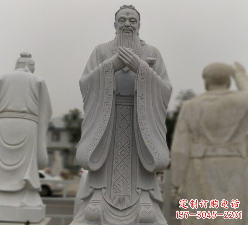 南京中领雕塑:铸造传统文化,精致的大理石孔子石雕