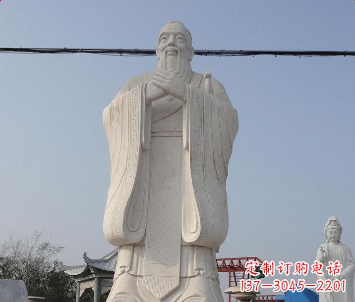 南京广场大型孔子石雕