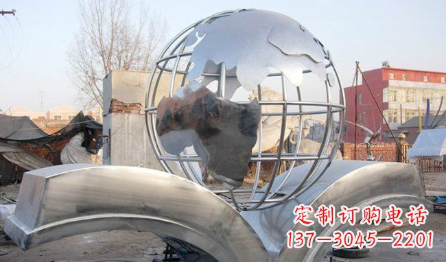 南京艺术地球,传承贵族气派的不锈钢雕塑