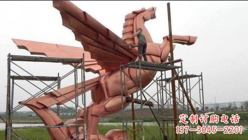 南京飞马铜雕:完美艺术品