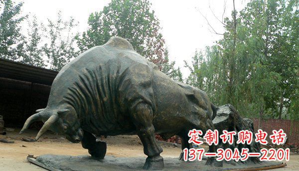 南京铜雕牛雕塑-领雕塑定制