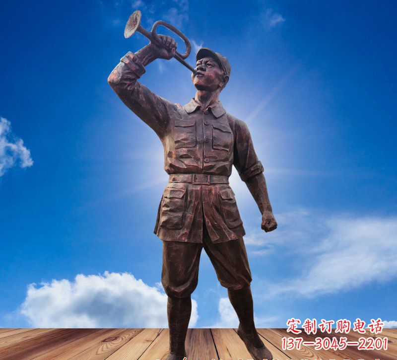 南京领雕塑:具有历史意义的红军铜雕