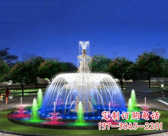 南京广场景观大型喷泉石雕 (2)