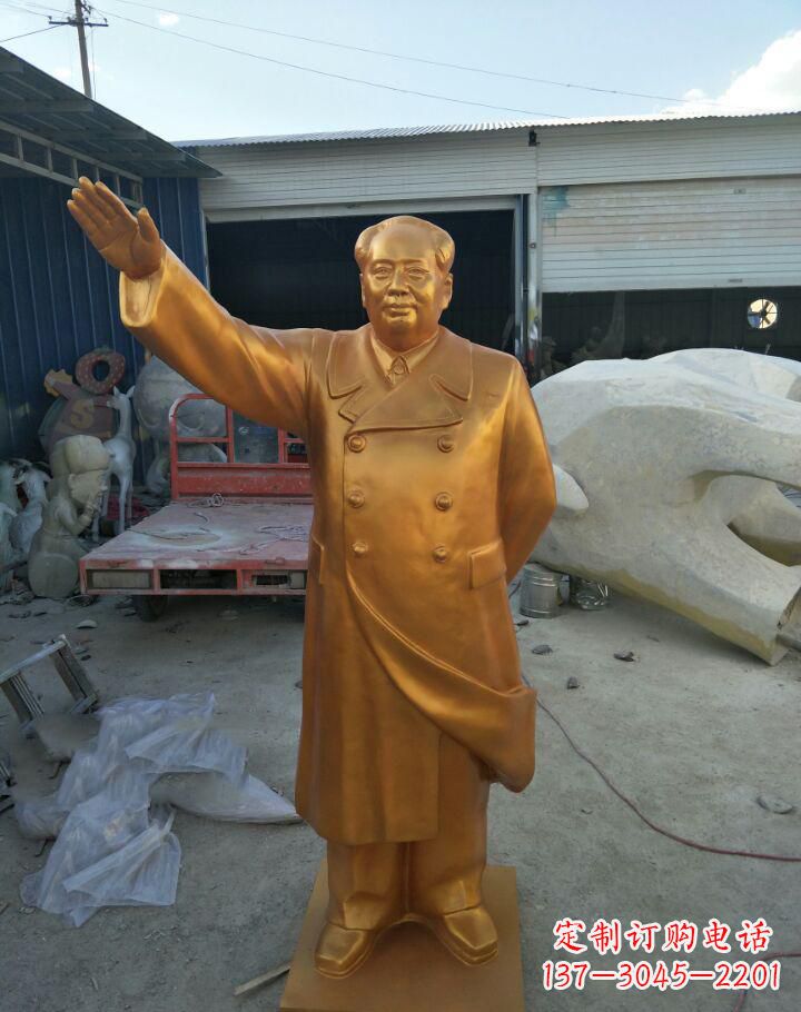 南京毛主席铜雕——定制精美大型雕塑