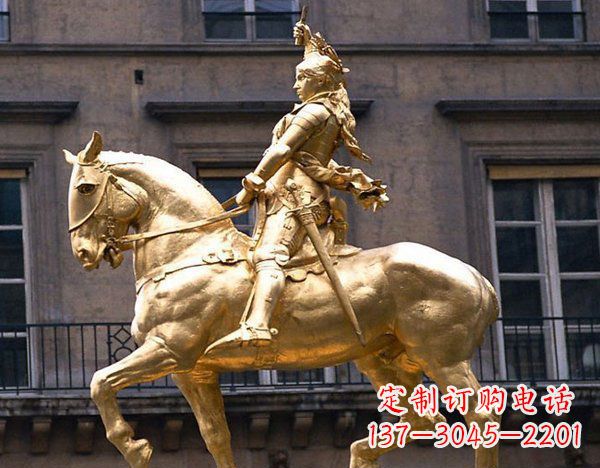 南京广场骑马凯撒大帝人物铜雕